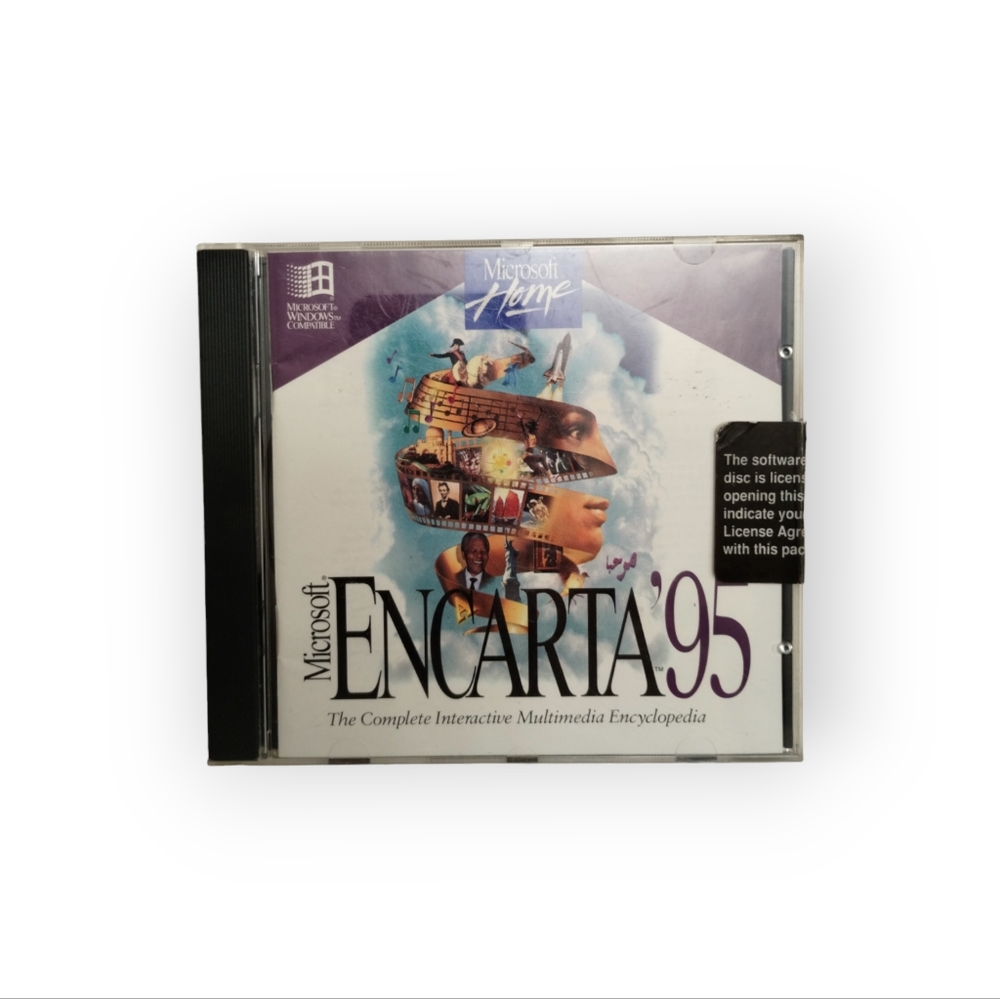 Microsoft Encarta '95 - The Complete Interactive Multimedia Encyclopedia CD